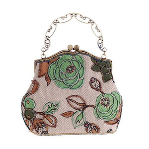 Embroidered Vintage Small Handbag