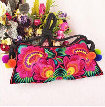 Load image into Gallery viewer, Floral Embroidery Bag
