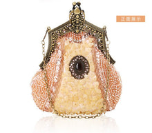Load image into Gallery viewer, Embroider Beads Handmade Vintage Bag