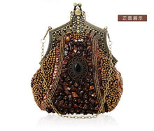 Load image into Gallery viewer, Embroider Beads Handmade Vintage Bag