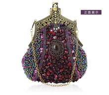 Load image into Gallery viewer, Embroider Beads Handmade Vintage Bag