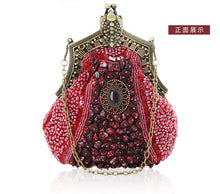 Load image into Gallery viewer, Embroider Beads Handmade Vintage Bag