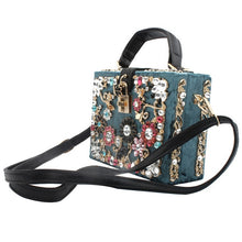 Load image into Gallery viewer, Flowers Diamond Vintage Bag