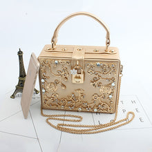 Load image into Gallery viewer, Flowers Diamond Vintage Bag