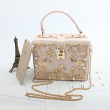 Load image into Gallery viewer, Flowers Diamond Vintage Bag