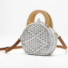 Load image into Gallery viewer, Square Round Mulit Style Straw Vintage Bag