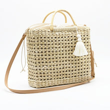Load image into Gallery viewer, Square Round Mulit Style Straw Vintage Bag