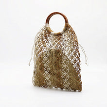 Load image into Gallery viewer, Square Round Mulit Style Straw Vintage Bag