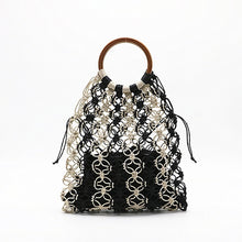 Load image into Gallery viewer, Square Round Mulit Style Straw Vintage Bag