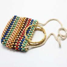Load image into Gallery viewer, Square Round Mulit Style Straw Vintage Bag