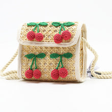 Load image into Gallery viewer, Square Round Mulit Style Straw Vintage Bag