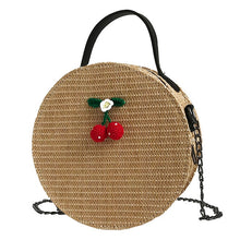Load image into Gallery viewer, Simple Weave Round Vintage Bag