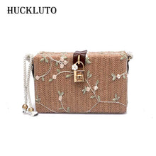 Load image into Gallery viewer, Lock Embroidered Mini Shoulder Bag