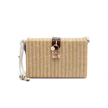 Load image into Gallery viewer, Lock Embroidered Mini Shoulder Bag