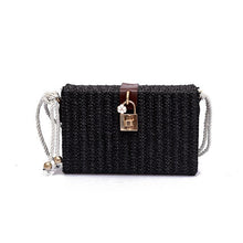 Load image into Gallery viewer, Lock Embroidered Mini Shoulder Bag