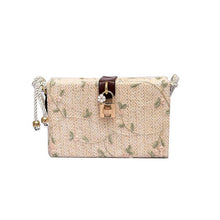 Load image into Gallery viewer, Lock Embroidered Mini Shoulder Bag