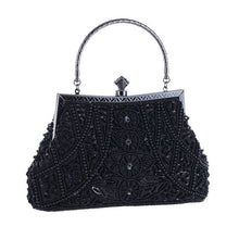 Load image into Gallery viewer, Diamond String Beaded Embroidered Vintage Bag
