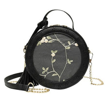 Load image into Gallery viewer, Flower Embroidered Tassel Bag