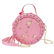 Load image into Gallery viewer, Flower Embroidered Tassel Bag