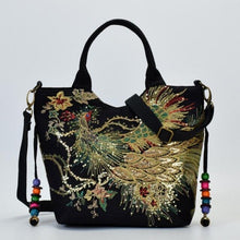Load image into Gallery viewer, Peacock Embroidered Bag