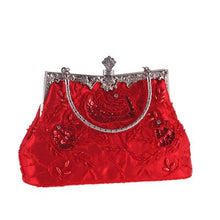 Load image into Gallery viewer, Vintage Silk Embroidered Bag