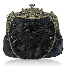 Load image into Gallery viewer, Vintage  Flower Embroided Bag