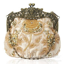 Load image into Gallery viewer, Vintage  Flower Embroided Bag