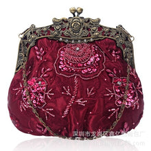Load image into Gallery viewer, Vintage  Flower Embroided Bag