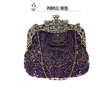 Load image into Gallery viewer, Embroider Beads Vintage Bag