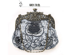 Load image into Gallery viewer, Embroider Beads Vintage Bag