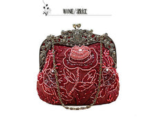 Load image into Gallery viewer, Embroider Beads Vintage Bag