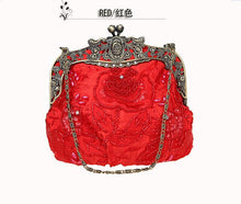 Load image into Gallery viewer, Embroider Beads Vintage Bag