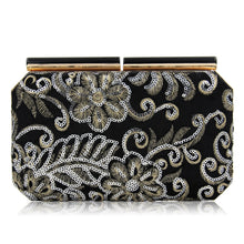 Load image into Gallery viewer, Flower Sequined Evening Vintage Bag