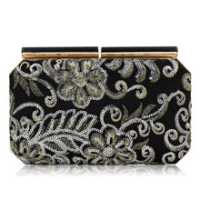 Load image into Gallery viewer, Flower Sequined Evening Vintage Bag